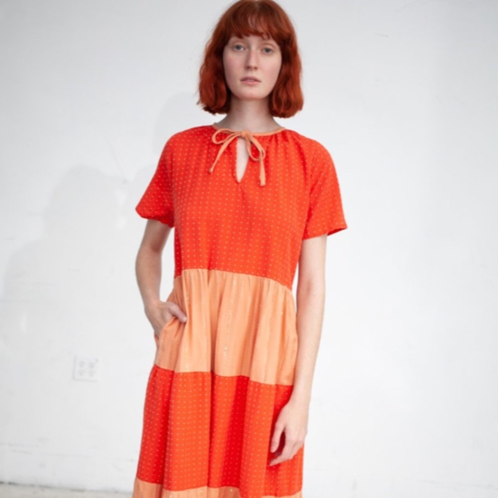 Ace & Jig Daze Dress Size Small Siracha